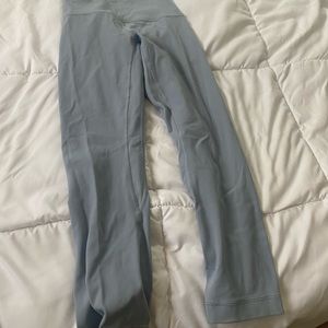 light blue 25” align leggings